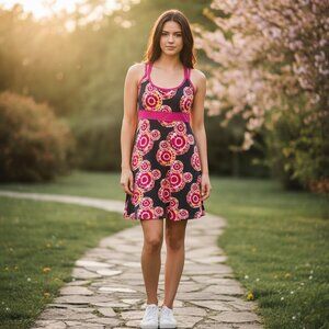 NWOT Soybu Tie Dye Crossback Athletic Dress M